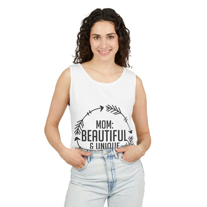 Mom: Beautiful & Unique Tank Top — Mother's Day Floral Arrow Mom Tank