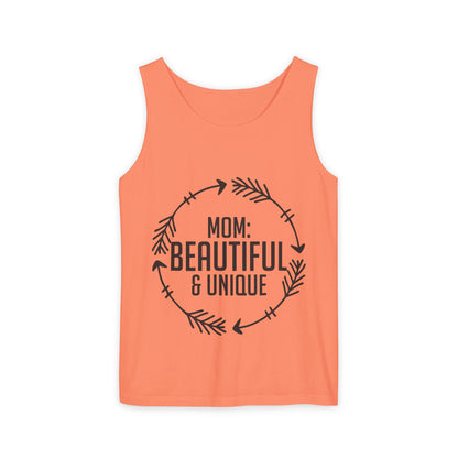 Mom: Beautiful & Unique Tank Top — Mother's Day Floral Arrow Mom Tank