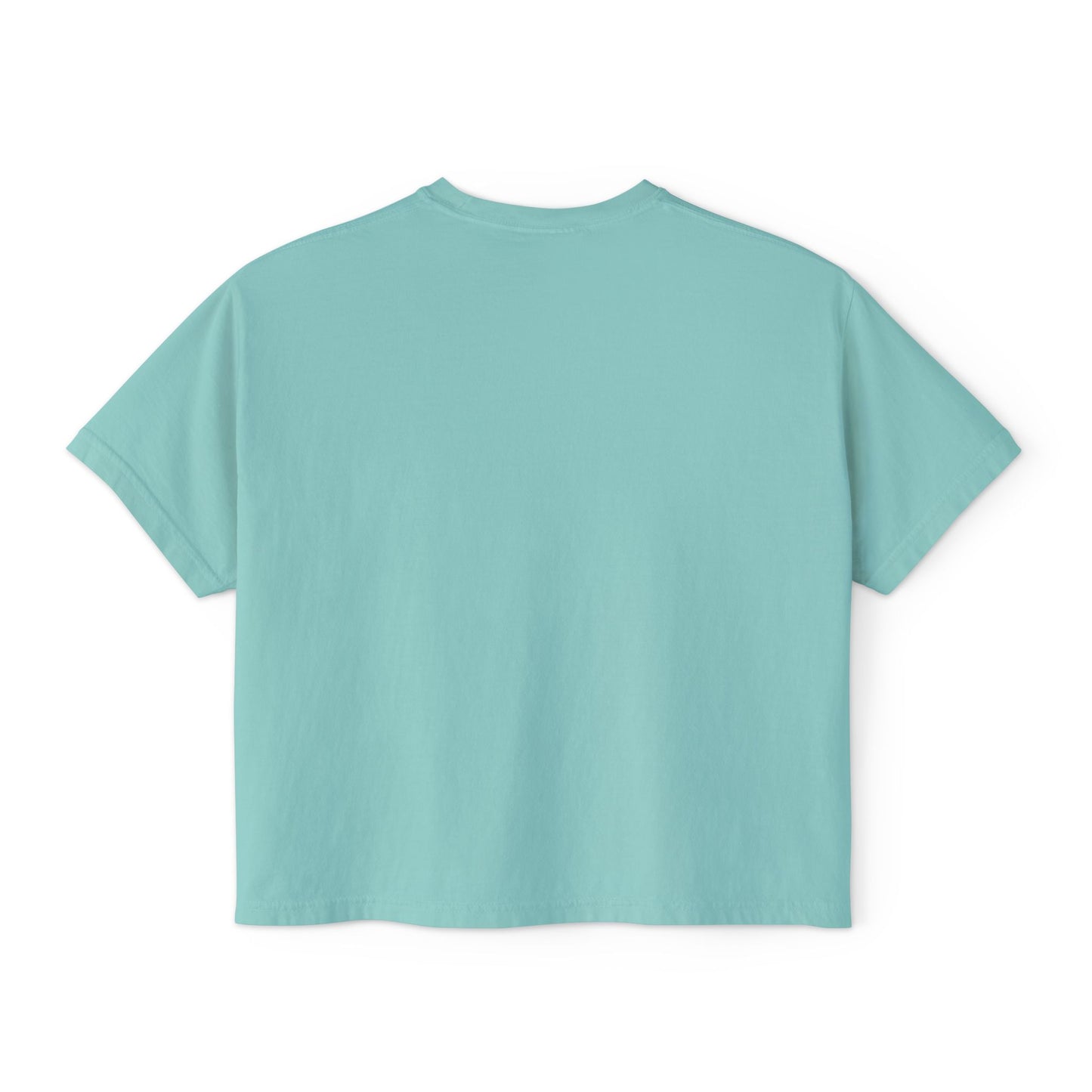 Boss Lady Boxy Tee - Casual Crop T‑Shirt for Women