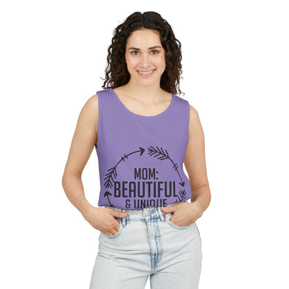 Mom: Beautiful & Unique Tank Top — Mother's Day Floral Arrow Mom Tank