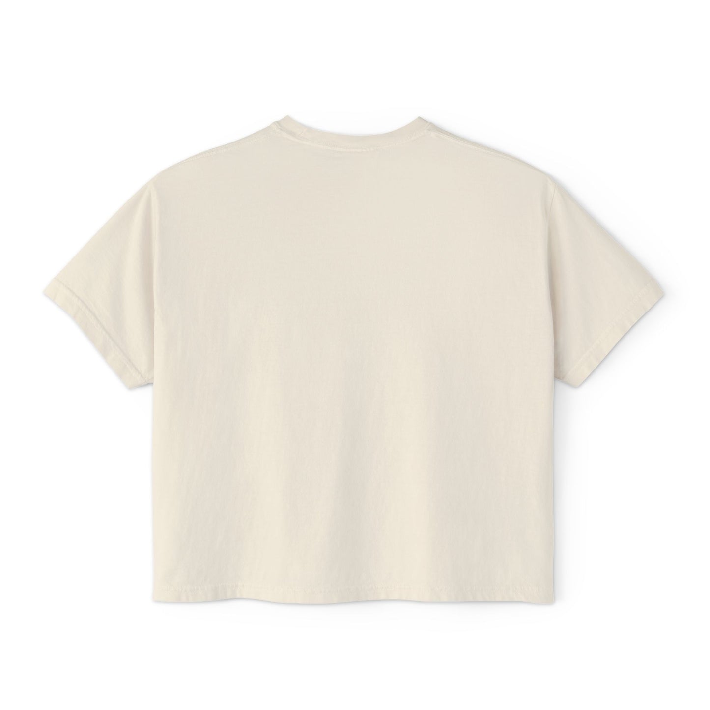 Boss Lady Boxy Tee - Casual Crop T‑Shirt for Women