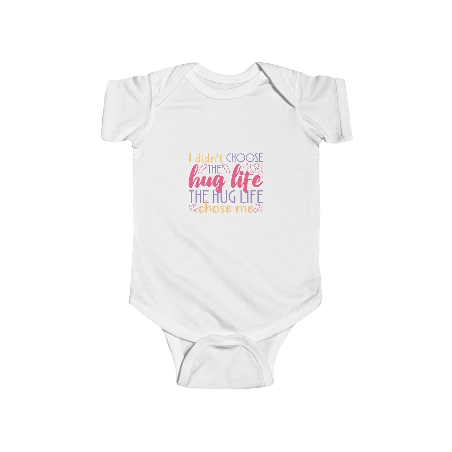 Infant Bodysuit "Hug Life" — Cute Newborn Onesie