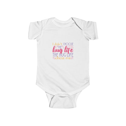 Infant Bodysuit "Hug Life" — Cute Newborn Onesie