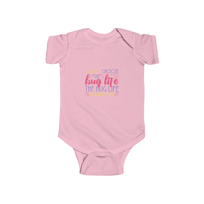 Infant Bodysuit "Hug Life" — Cute Newborn Onesie