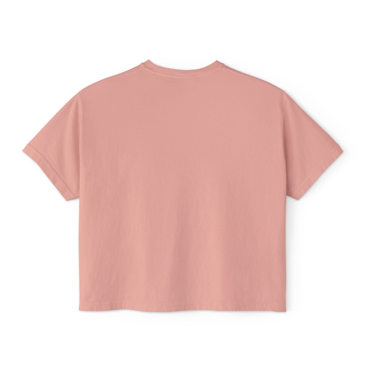 Boss Lady Boxy Tee - Casual Crop T‑Shirt for Women