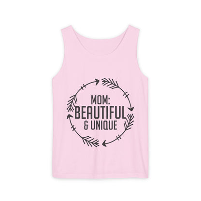 Mom: Beautiful & Unique Tank Top — Mother's Day Floral Arrow Mom Tank