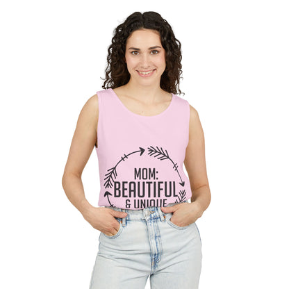 Mom: Beautiful & Unique Tank Top — Mother's Day Floral Arrow Mom Tank