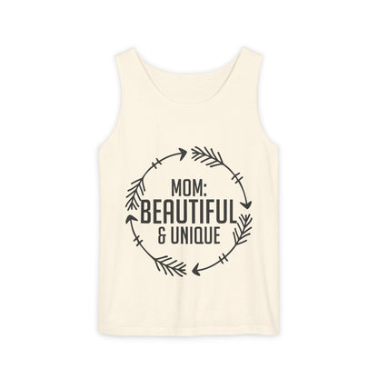Mom: Beautiful & Unique Tank Top — Mother's Day Floral Arrow Mom Tank