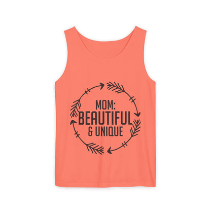 Mom: Beautiful & Unique Tank Top — Mother's Day Floral Arrow Mom Tank