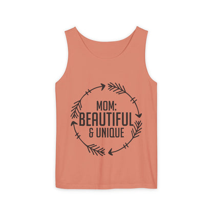 Mom: Beautiful & Unique Tank Top — Mother's Day Floral Arrow Mom Tank