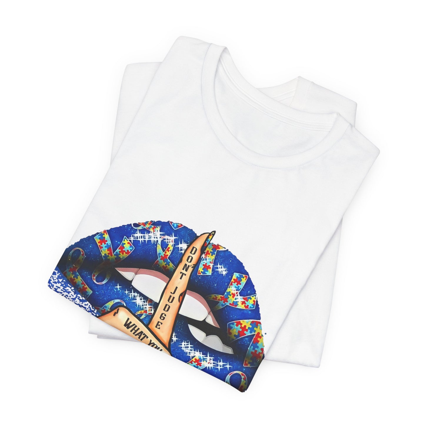 Autism Awareness Graphic Tee – “Don’t Judge What You Don’t Understand” Shirt | Neurodiversity Acceptance T-Shirt