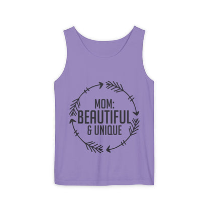 Mom: Beautiful & Unique Tank Top — Mother's Day Floral Arrow Mom Tank